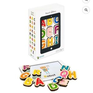 Marbotic Kids Learning Smart Letters Interactive Wooden Letters for Tablet